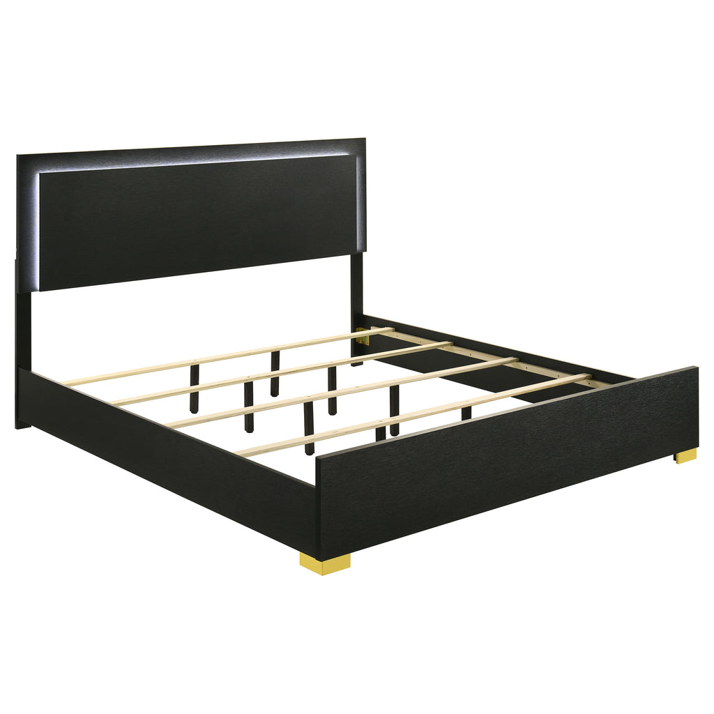 Marceline 4-piece Eastern King Bedroom Set Black