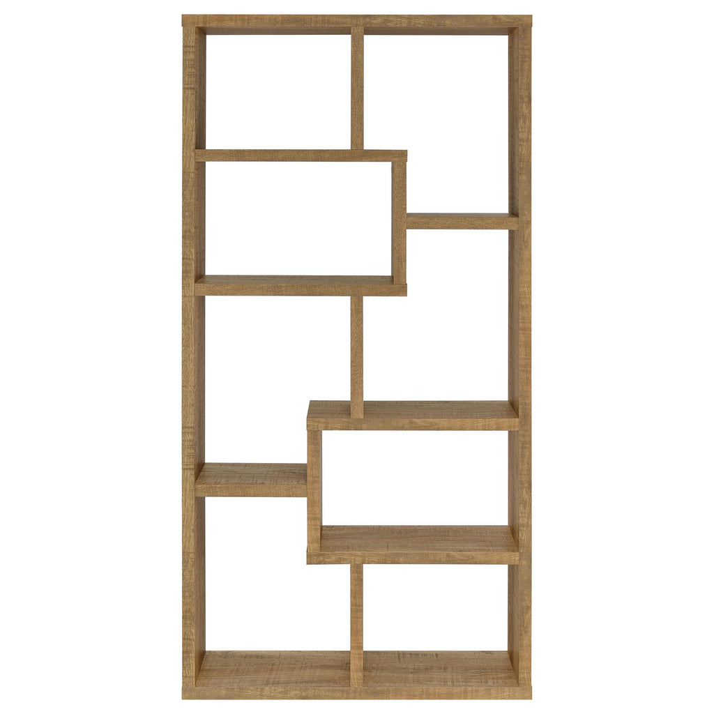 Theo 71-inch 6-shelf Bookshelf Mango