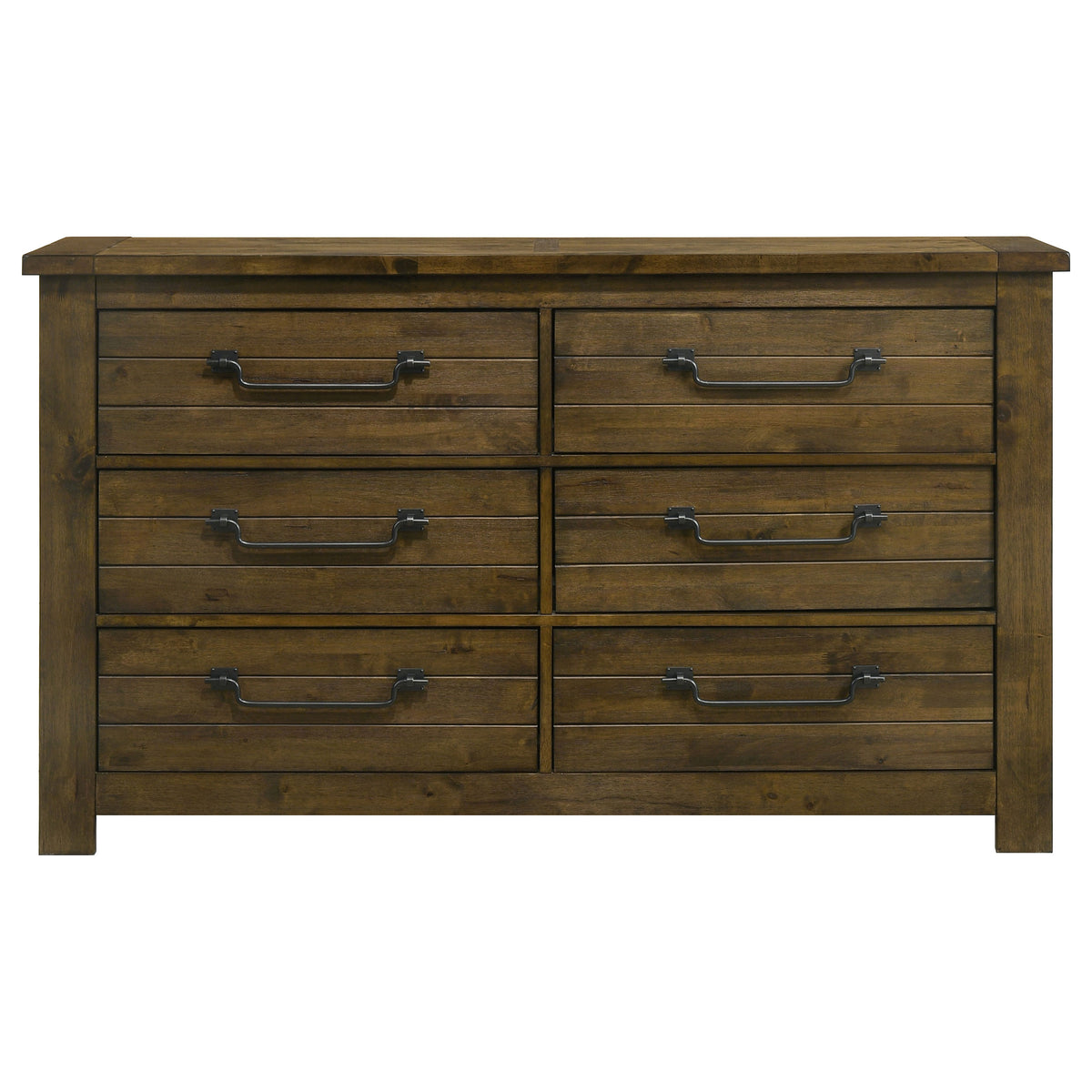 Doherty 6-drawer Bedroom Dresser Rustic Brown