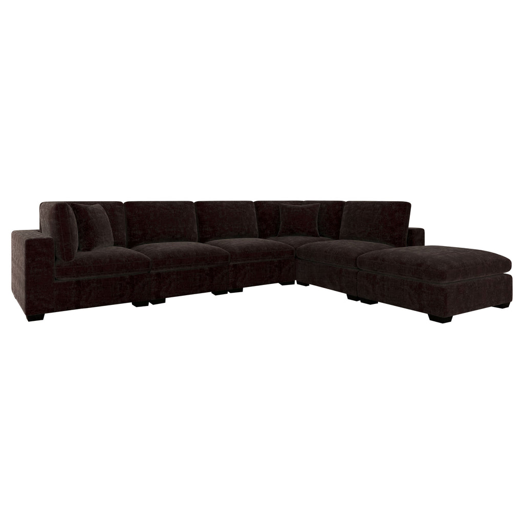 Cloud Lux 4-Piece Upholstered Modular Sectional Sofa