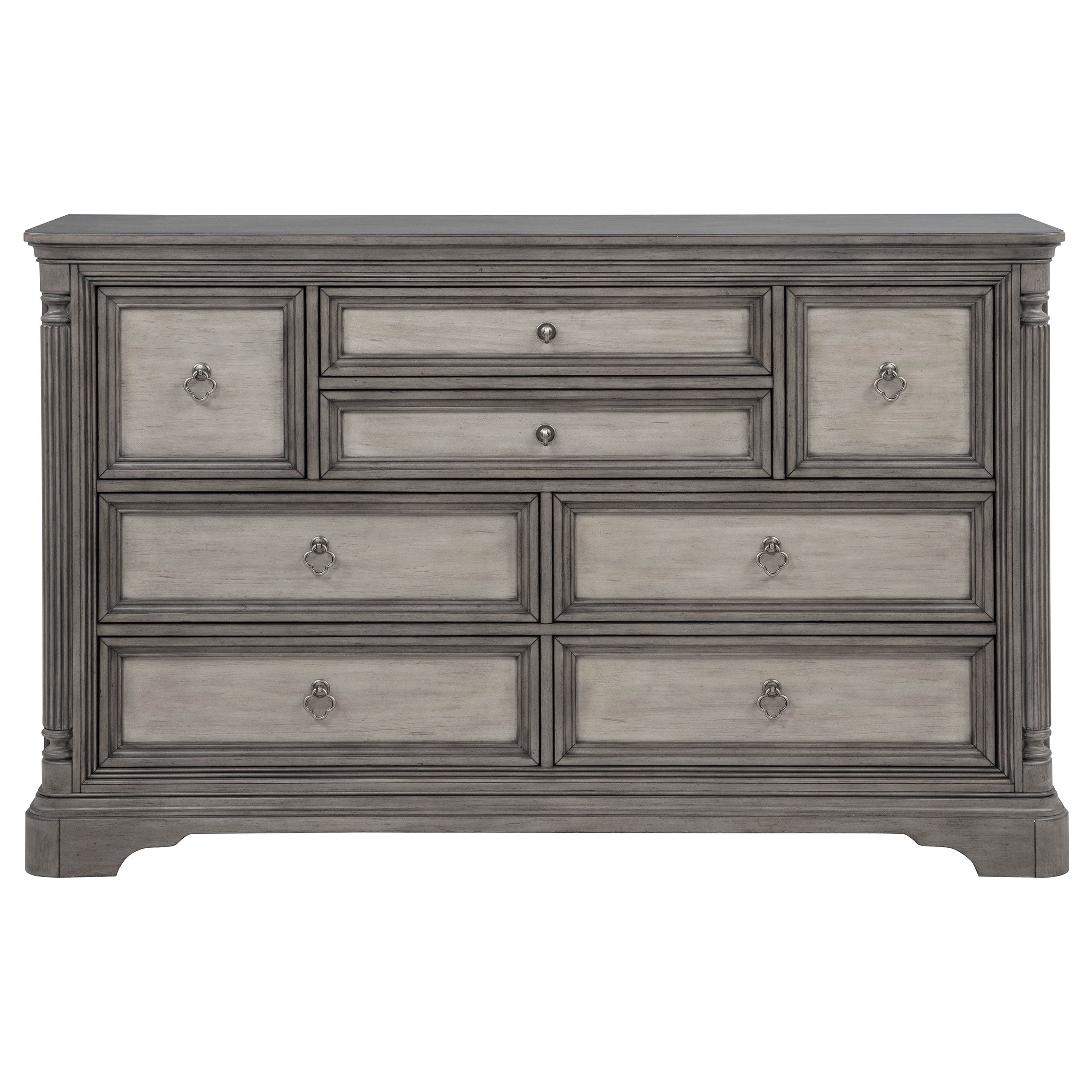 Cresswell 8-drawer Bedroom Dresser Weathered Taupe
