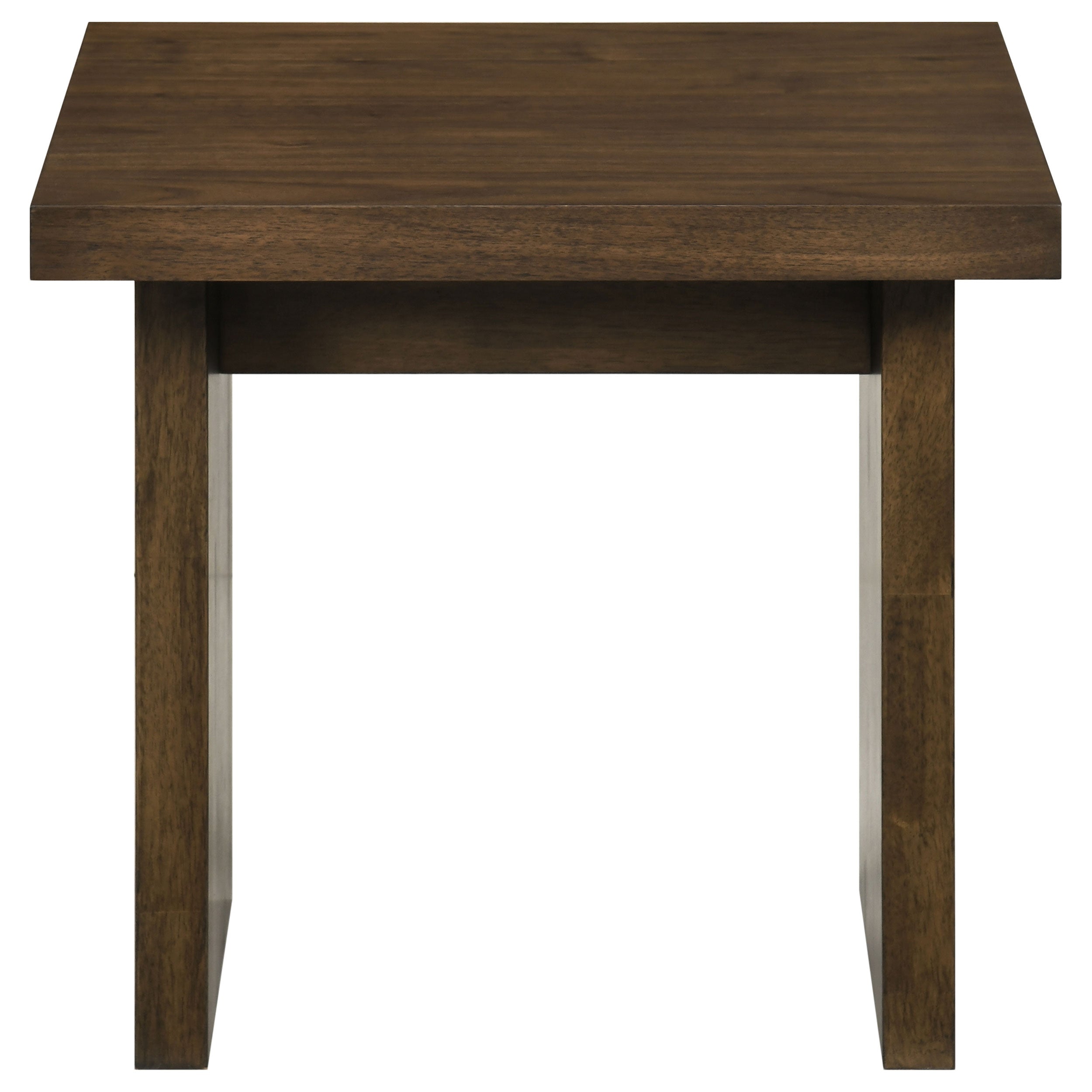 Decker Square Occasional Side End Table Walnut