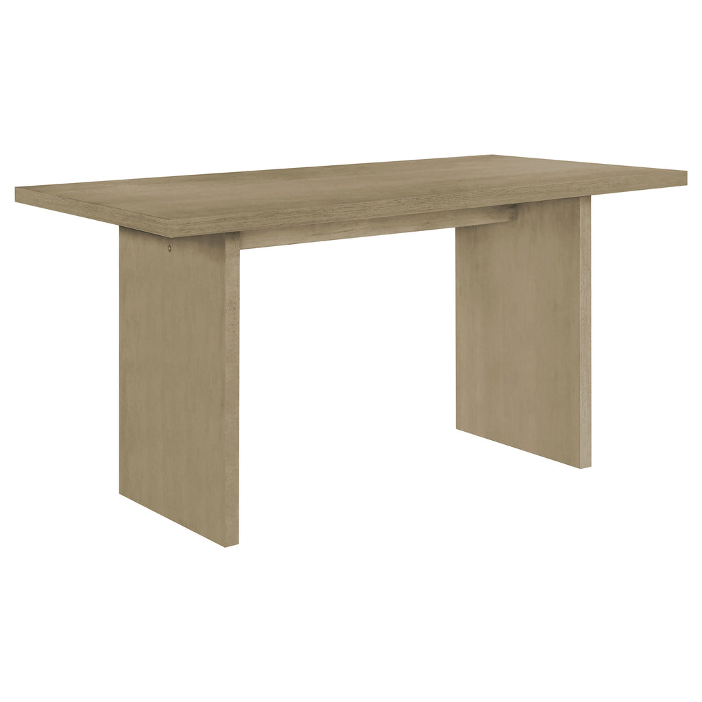 Decker 7-piece 70-inch Rectangular Counter Height Dining Set Black and Natural Oak