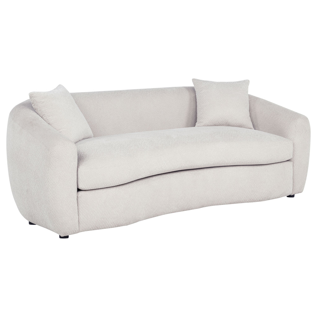 Isabella 2-piece Fabric Upholstered Sofa Set Sand