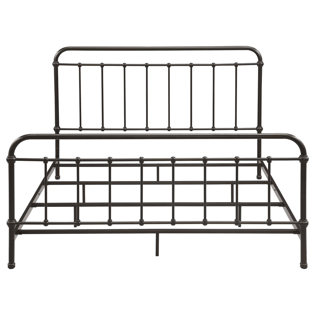 Livingston Metal Eastern King Open Frame Bed Dark Bronze