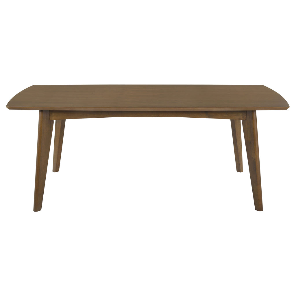 Malone Rectangular 78-inch Wood Dining Table Dark Walnut