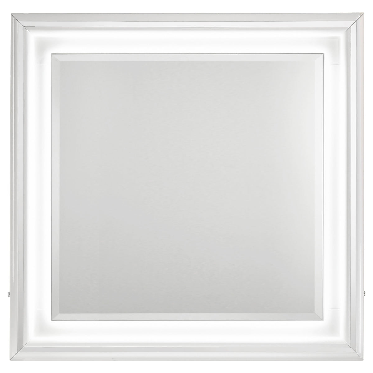 Cassia Dresser Mirror White High Gloss