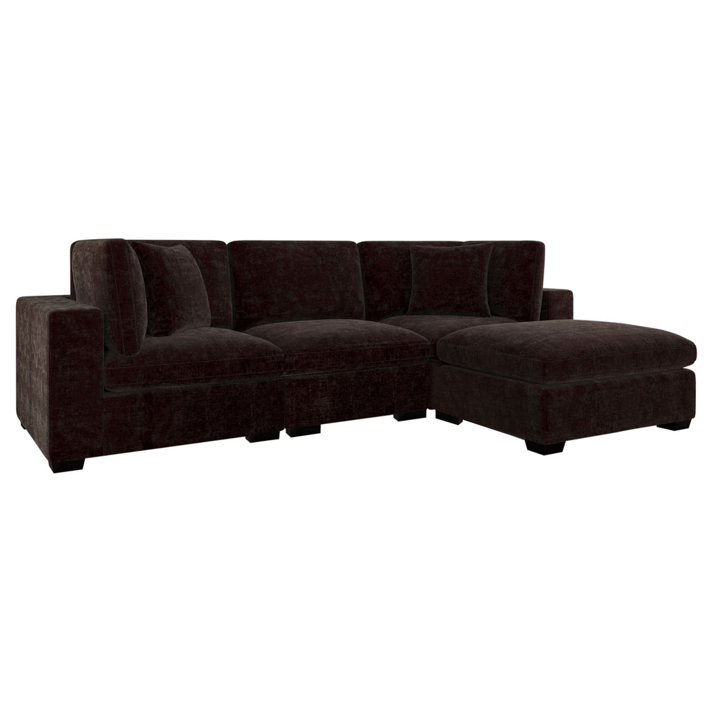 Cloud Lux 4-Piece Upholstered Modular Sectional Sofa