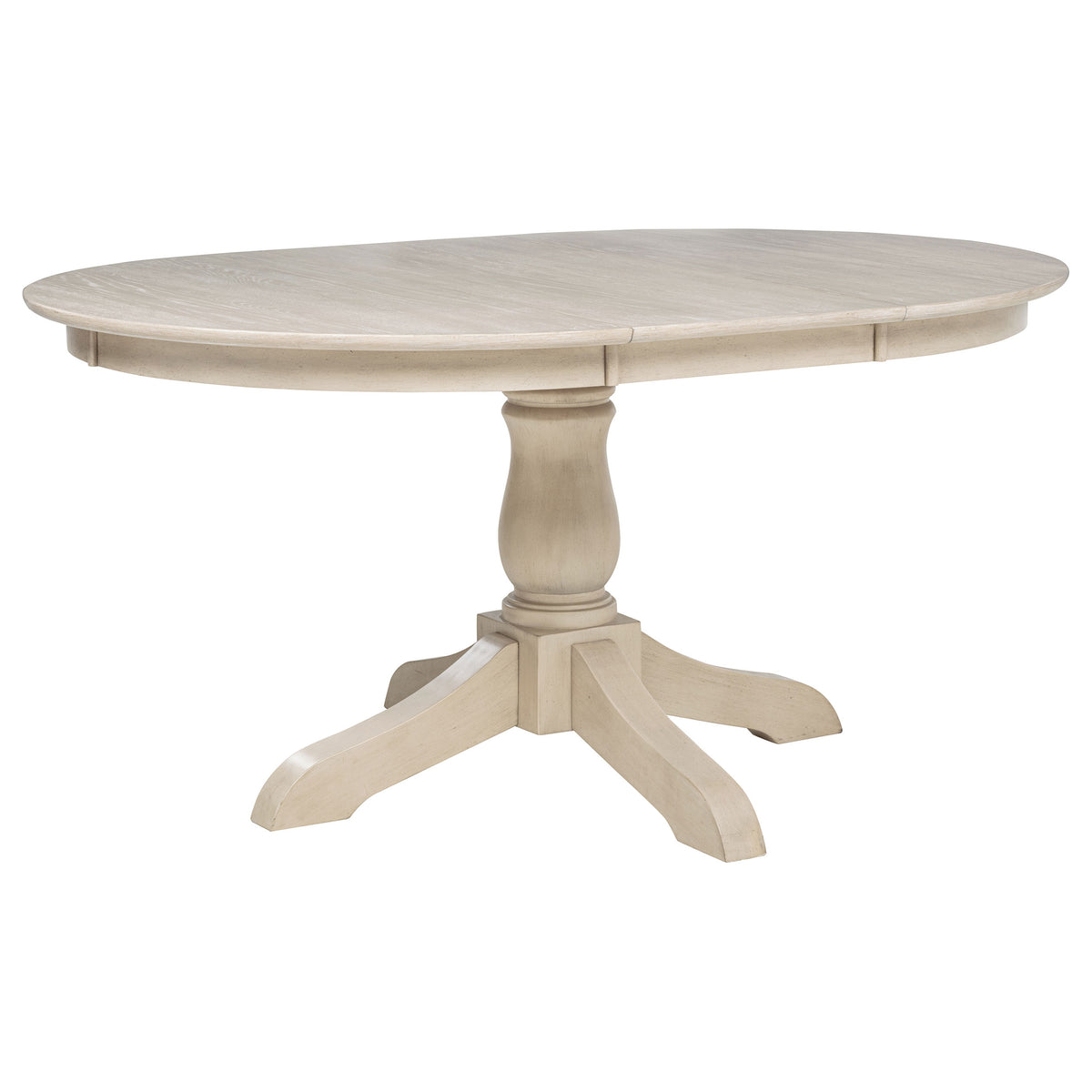 Orrison 7-piece Oval 62-inch Extension Leaf Dining Set Linen