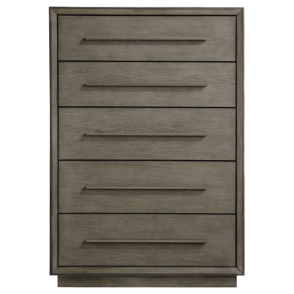 Durango 5-drawer Bedroom Chest Taupe Oak