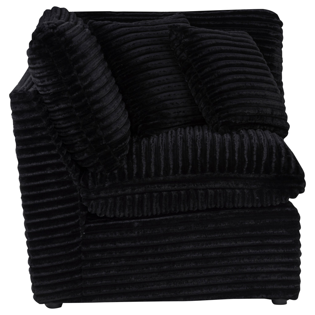 Collins Modular Corner Chair Black