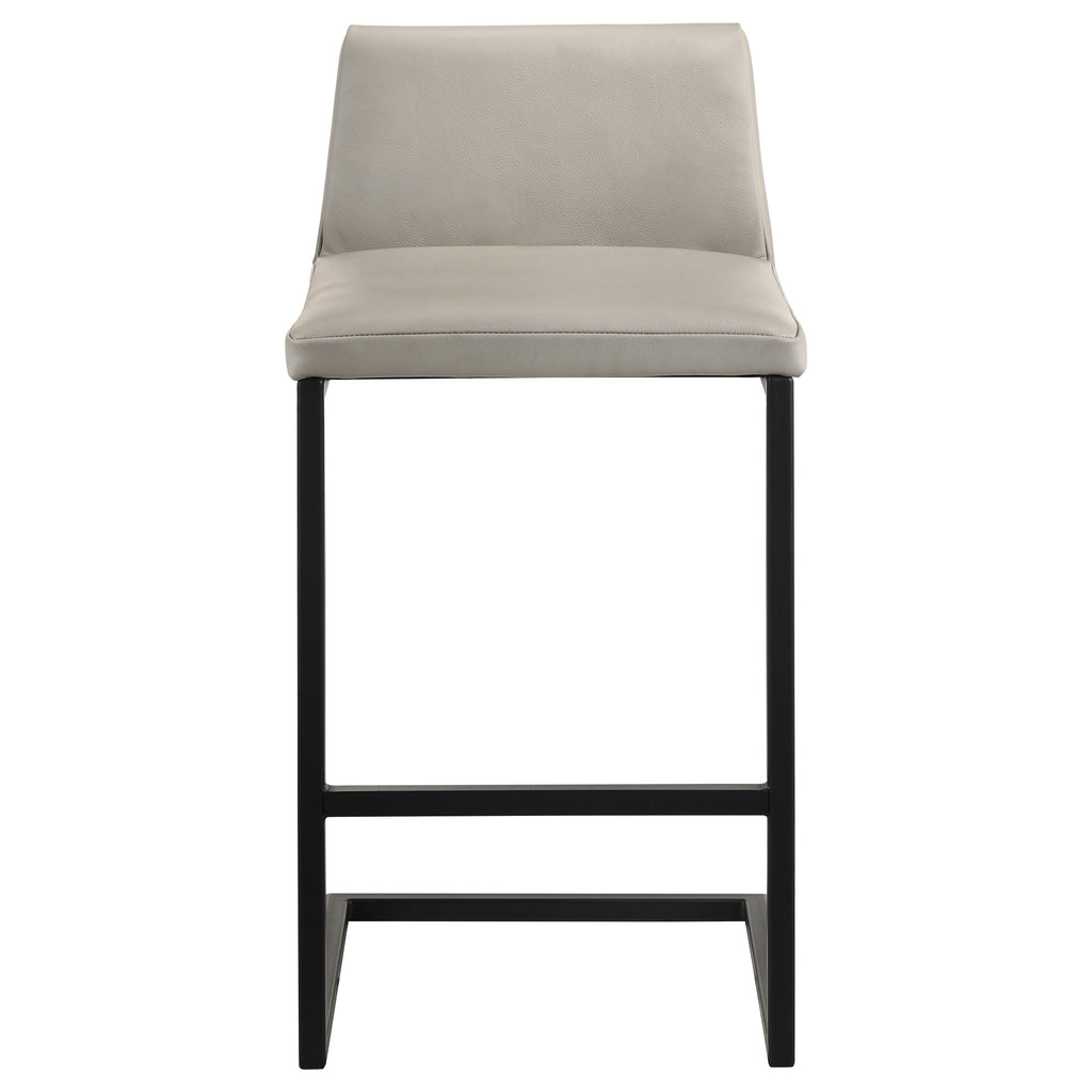 Vardon Genuine Leather Bar Stool Tan (Set of 2)