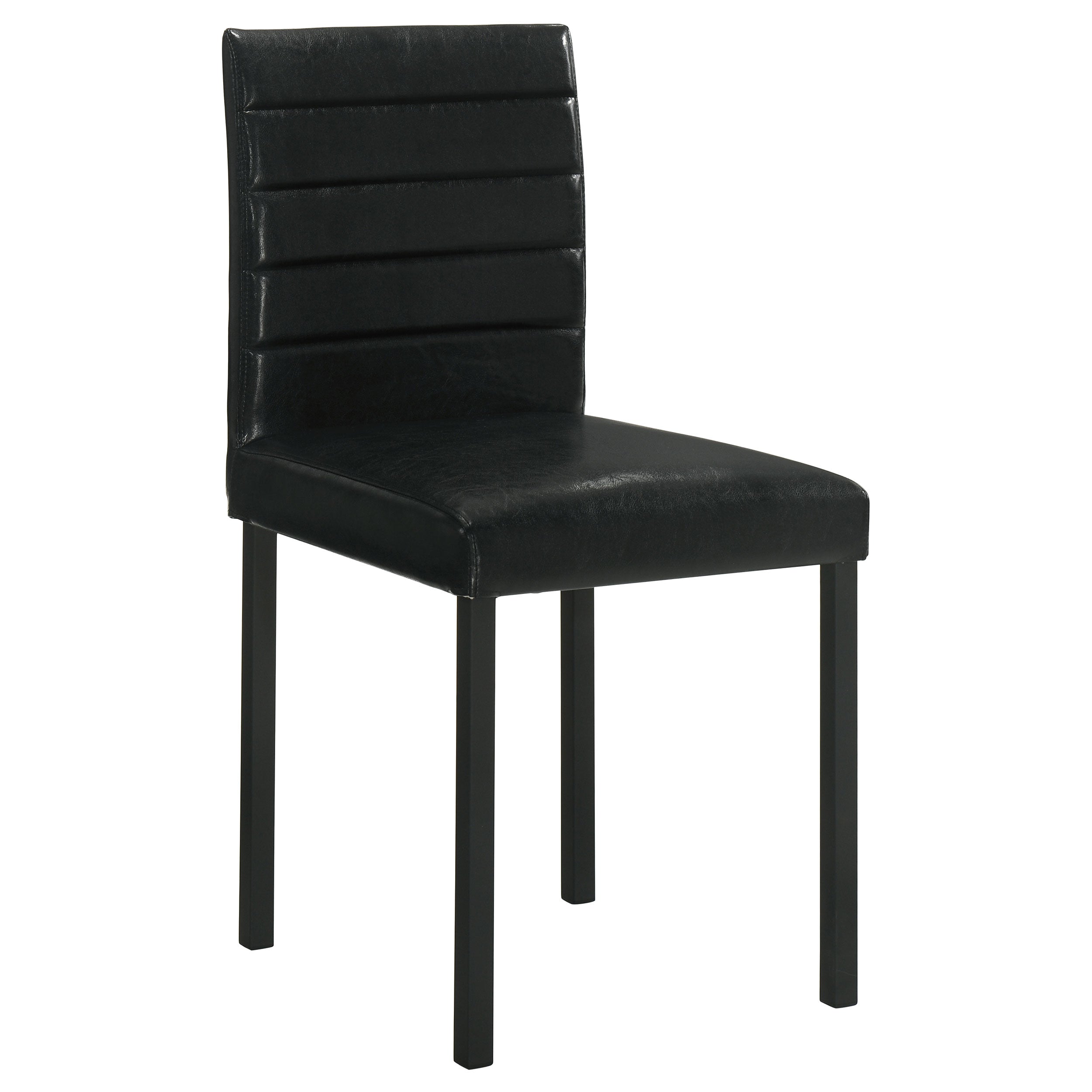 Garza Upholstered Dining Side Chair Black (Set of 4)