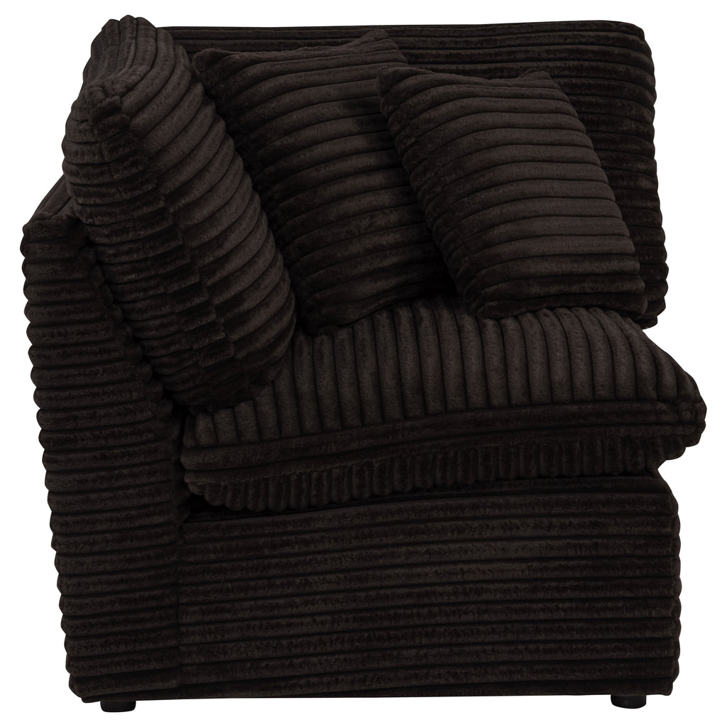 Collins Modular Corner Chair Chocolate Brown