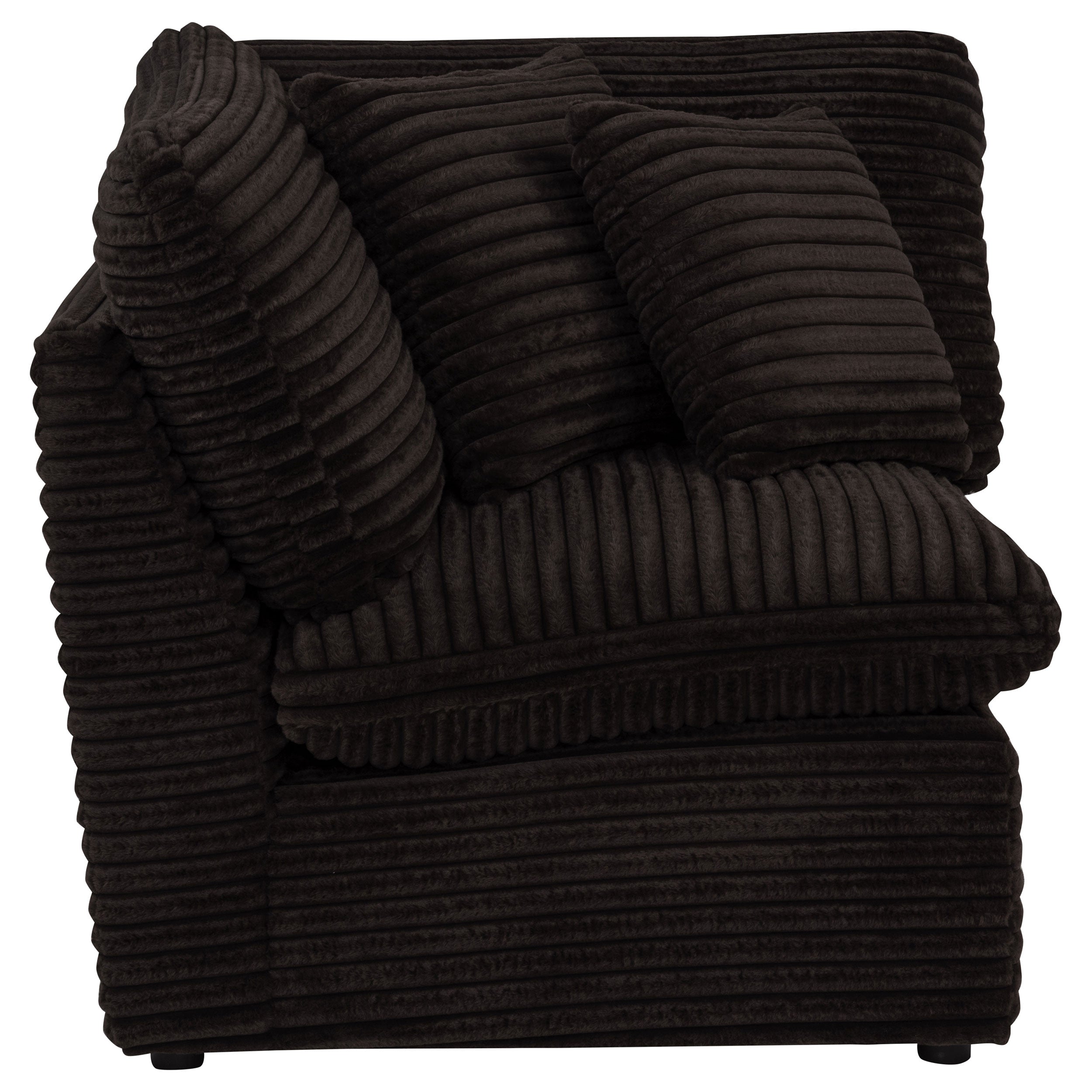 Collins Modular Corner Chair Chocolate Brown