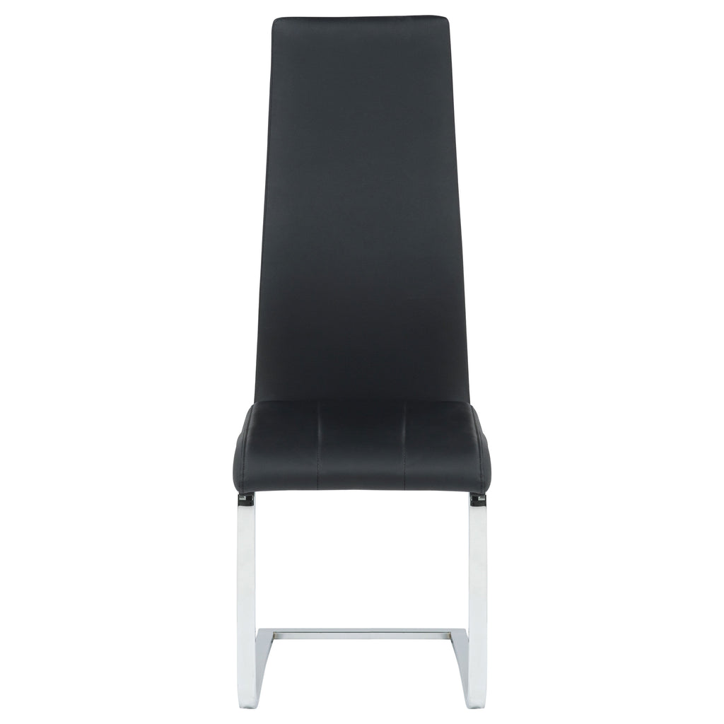 Montclair Upholstered Dining Side Chair Black (Set of 4)