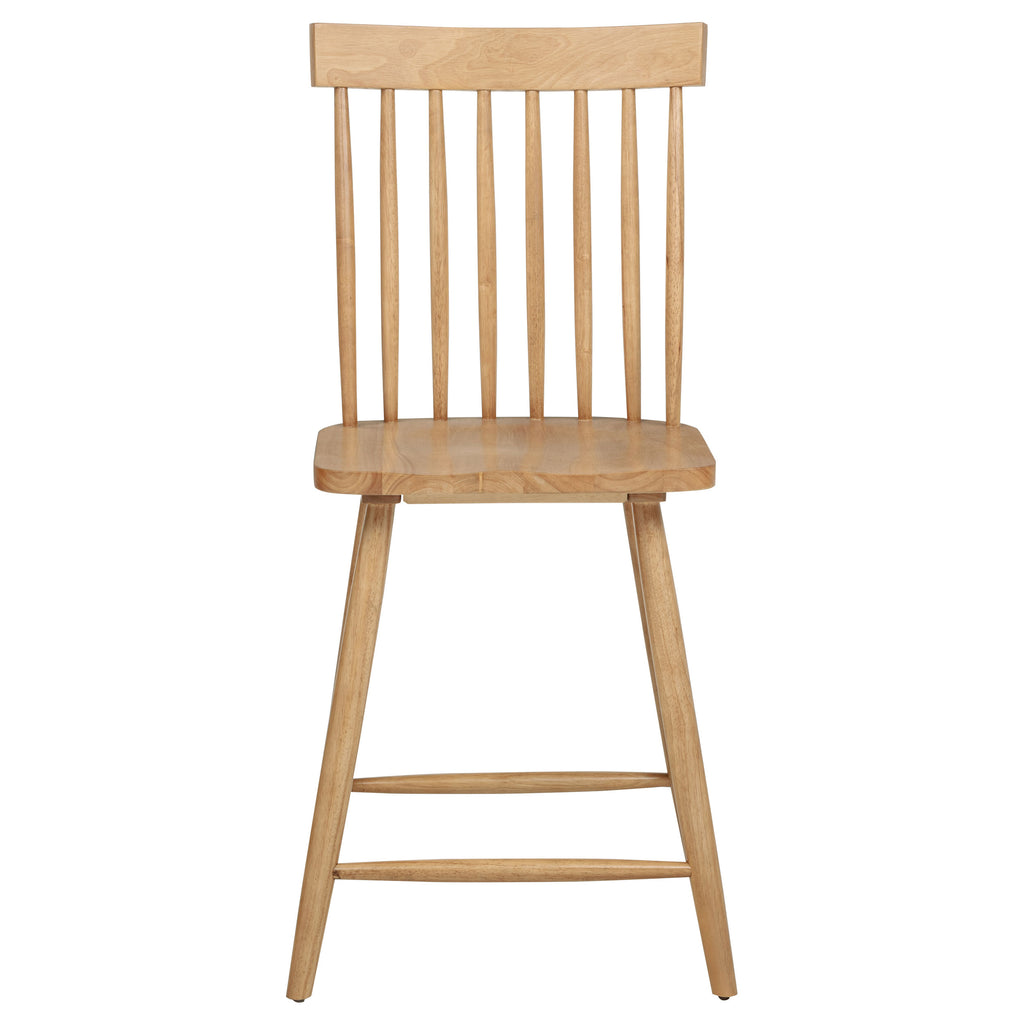 Andrews Windsor Counter Height Dining Side Chair Light Ash (Set of 2)