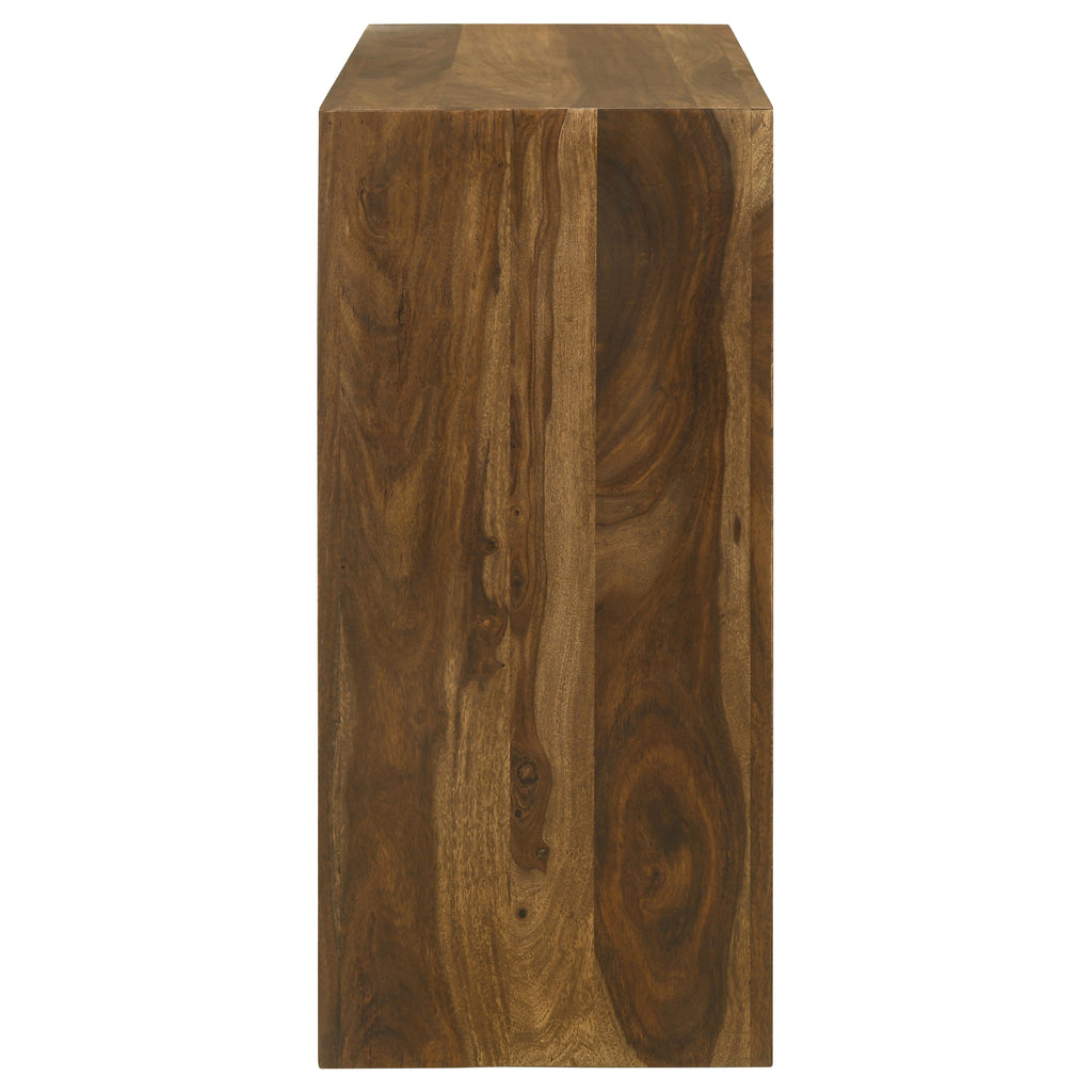 Odilia Rectangular Solid Wood Entryway Console Table Auburn