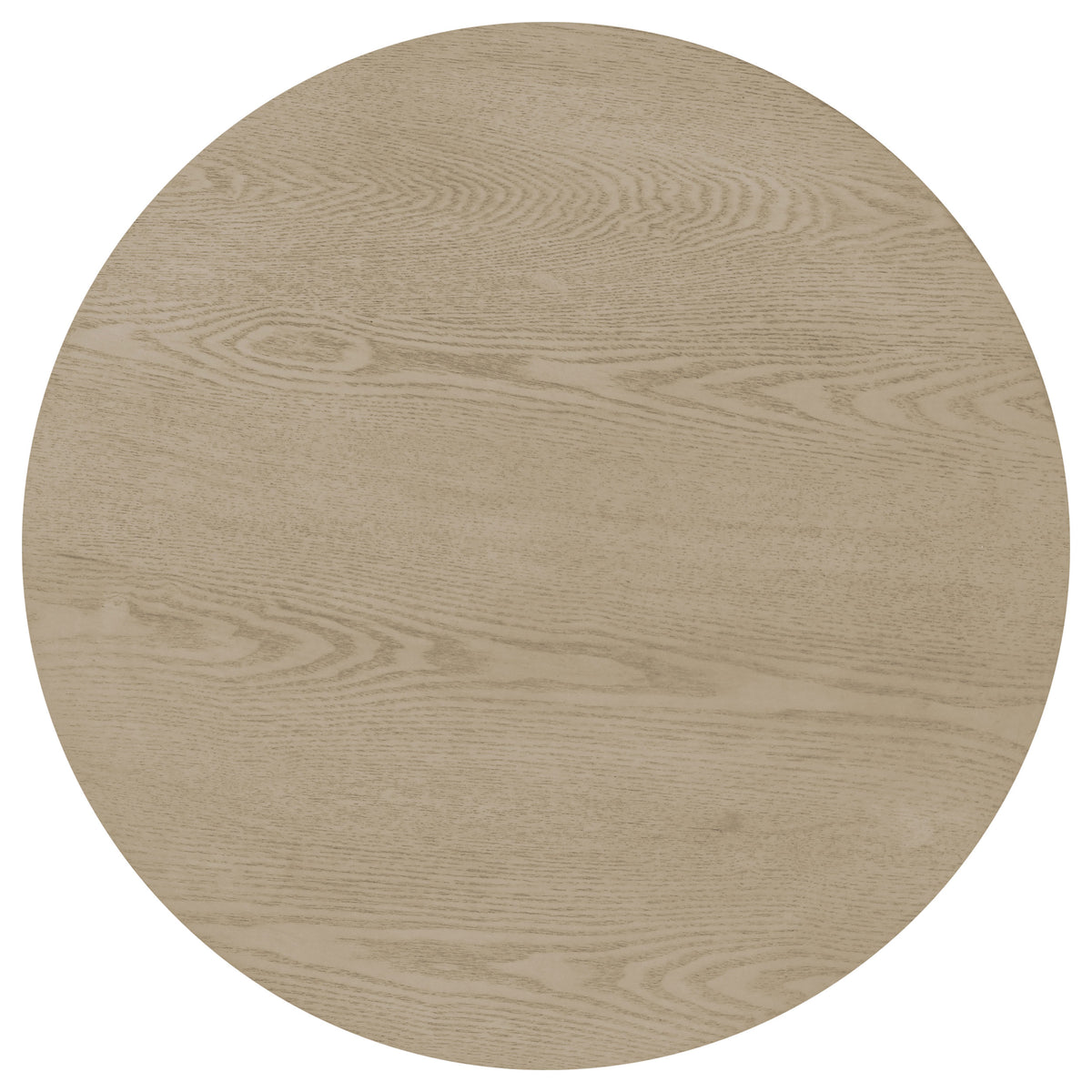 Strouse 47-inch Round Wood End Table Black