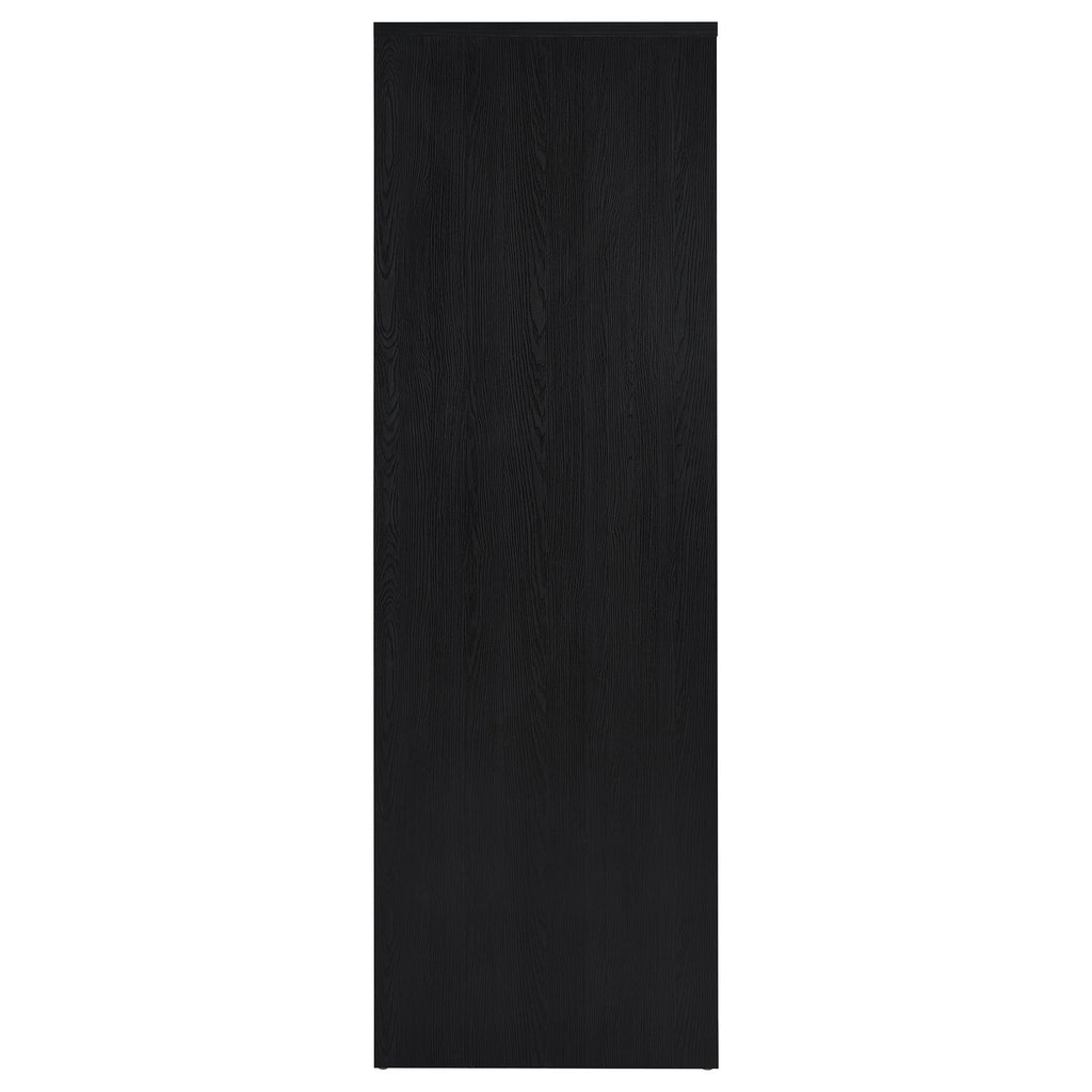 Cerda 3-door Bedroom Wardrobe Storage Cabinet Armoire Black