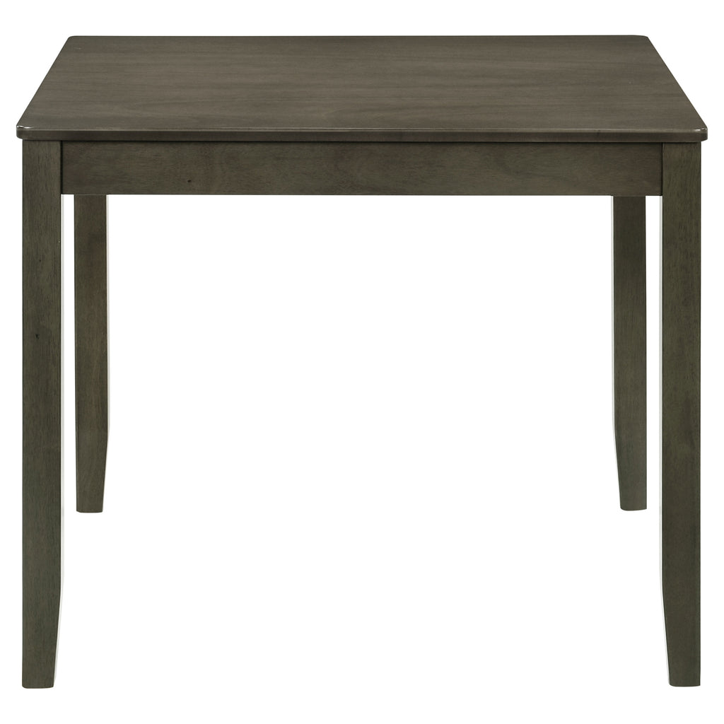 Parkwood 5-piece Square Dining Table Set Dark Ash Brown