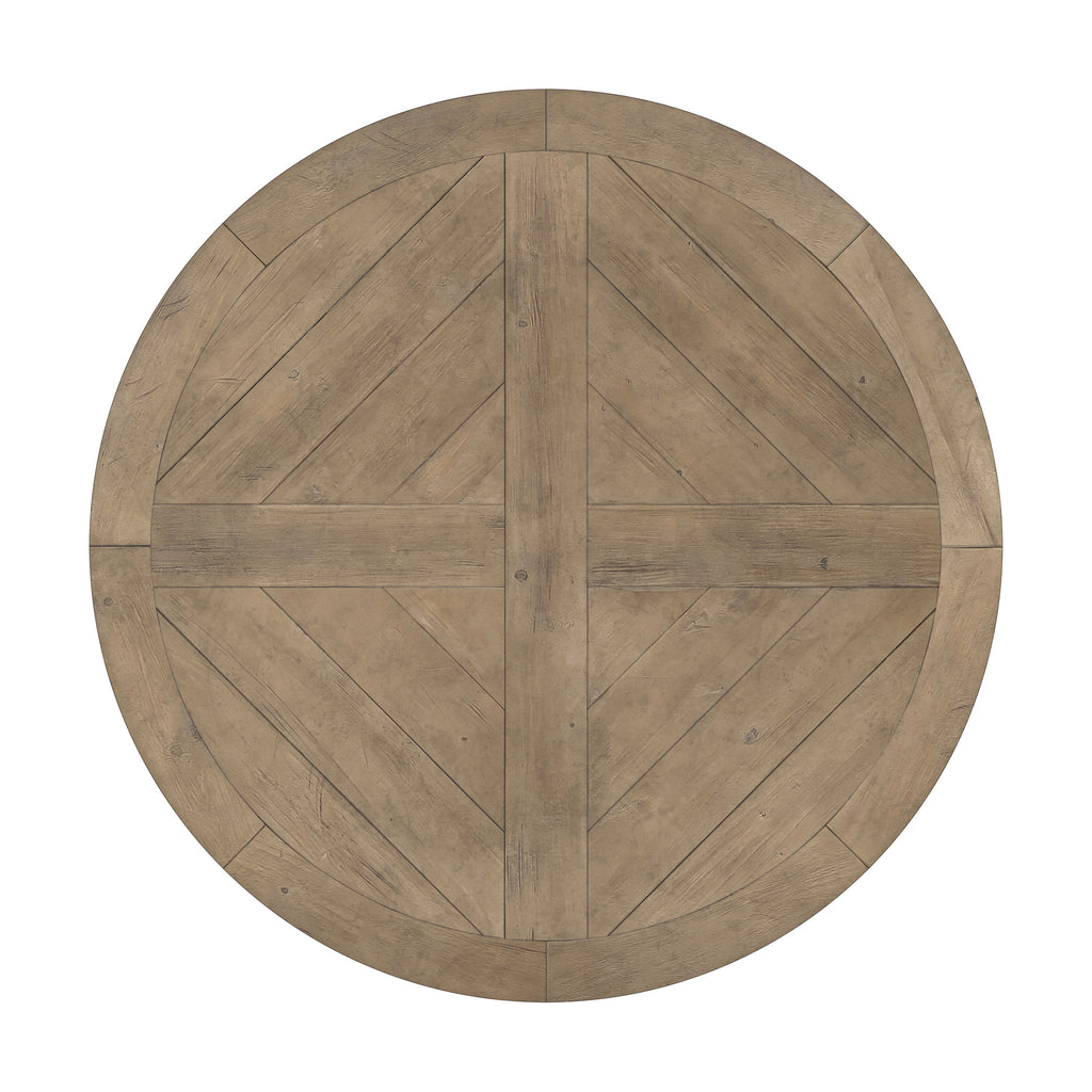 Florence 5-piece Round Dining Table Set Rustic Honey