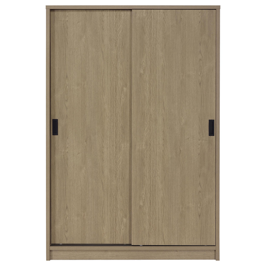 Noble 2-door Bedroom Wardrobe Storage Cabinet Armoire Latte