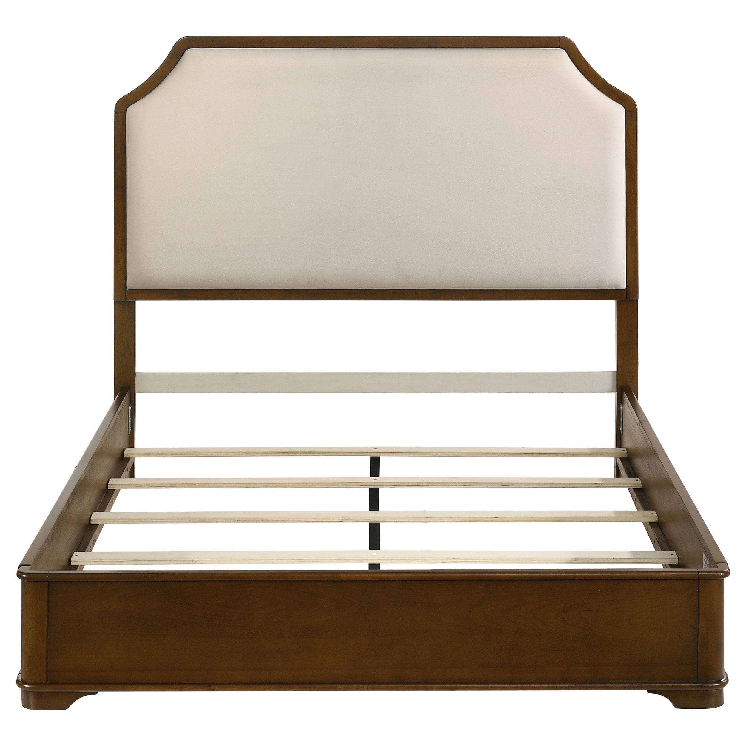 Garland 58-inch Queen Panel Bed Cream and Brown Cherry