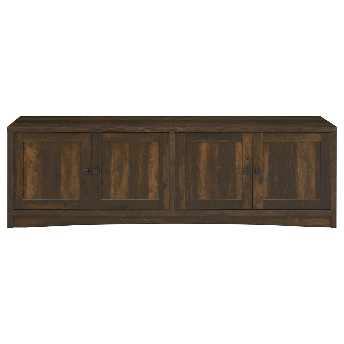 Laughlin 4-door Engineered Wood 78-inch TV Stand Dark Pine