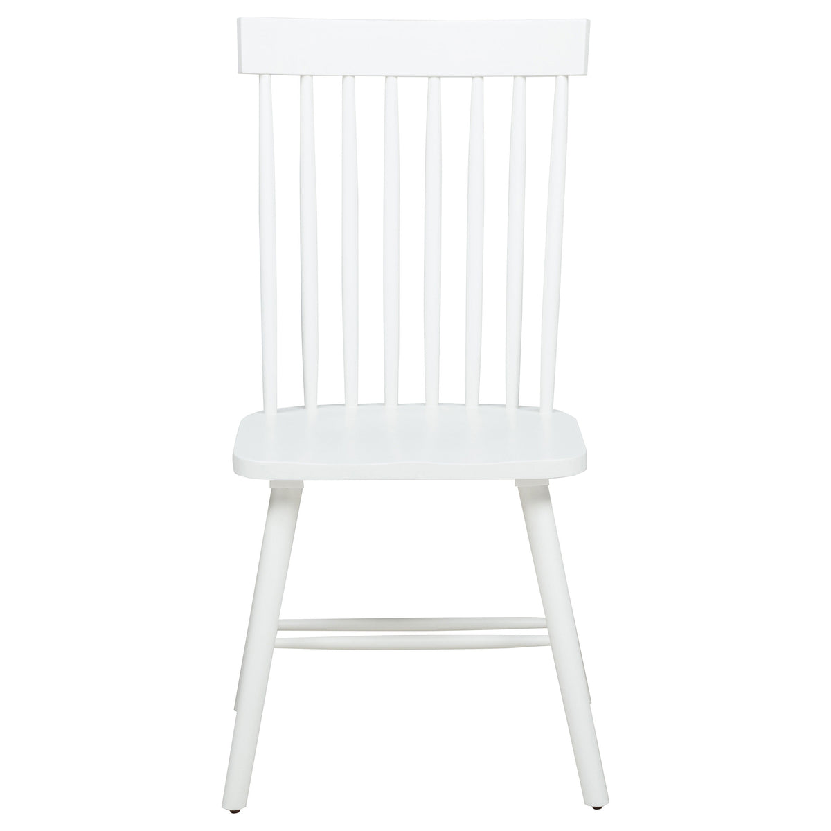 Andrews Windsor Spindle Back Dining Side Chair White (Set of 2)