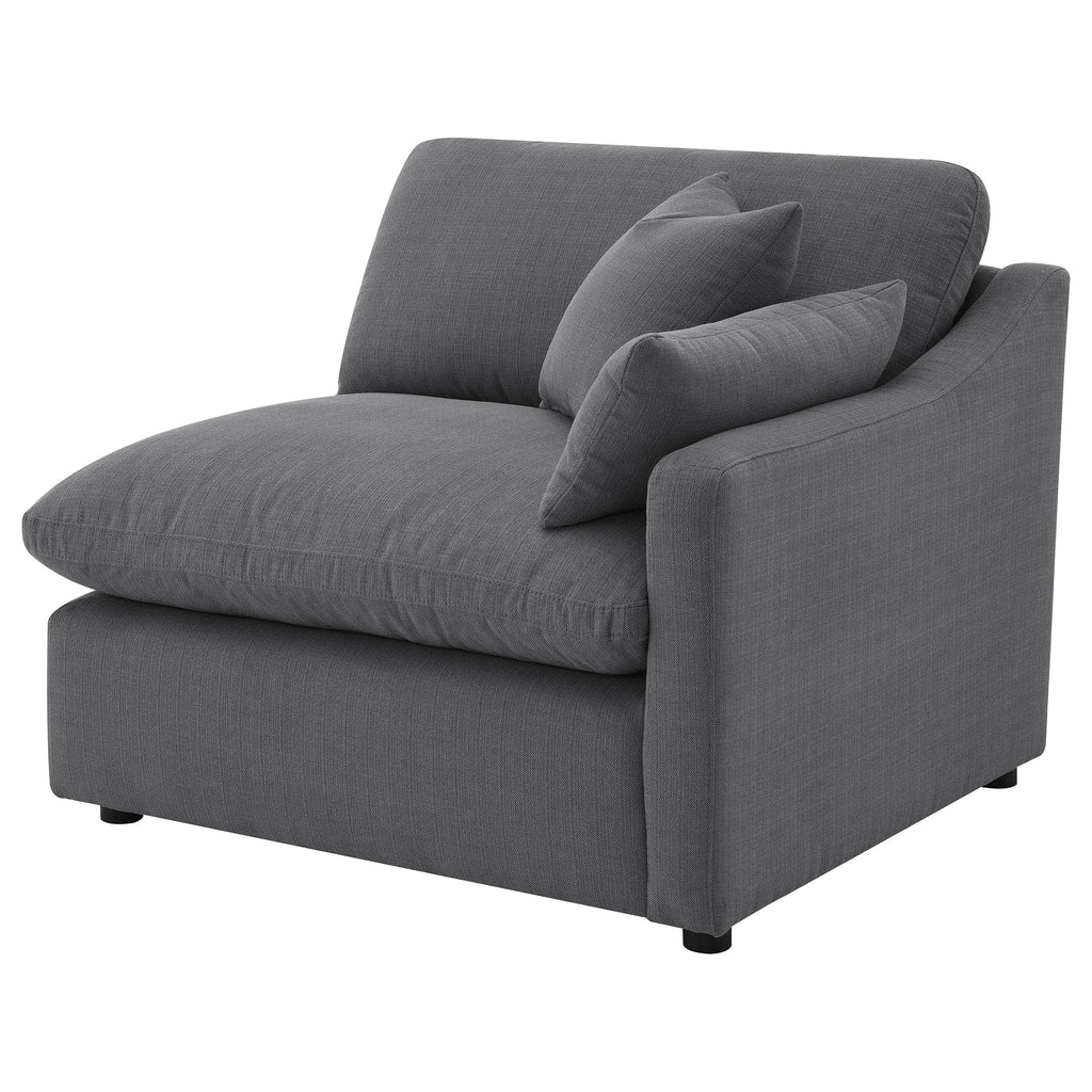 Hobson Upholstered RAF Chair Charcoal