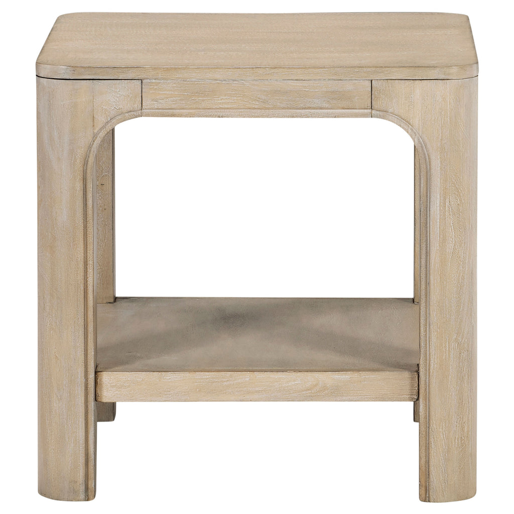 Solano 2-piece Square Coffee Table Set Weathered Mango