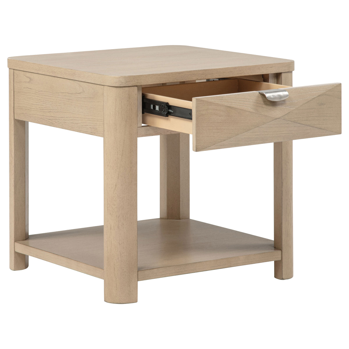 Marcelo 3-piece Coffee Table Set with Storage Light Elm