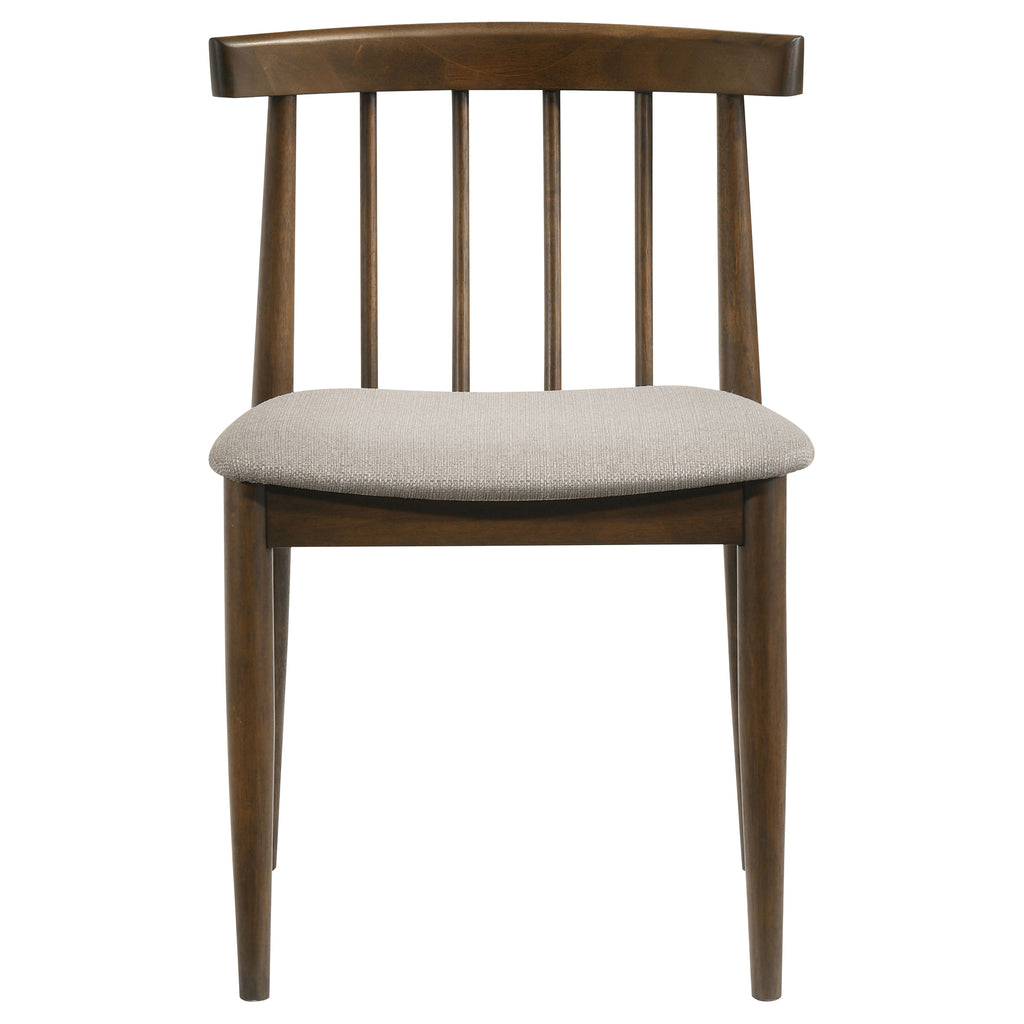 Cullen Dining Side Chair Upholstered Seat Walnut (Set of 2)