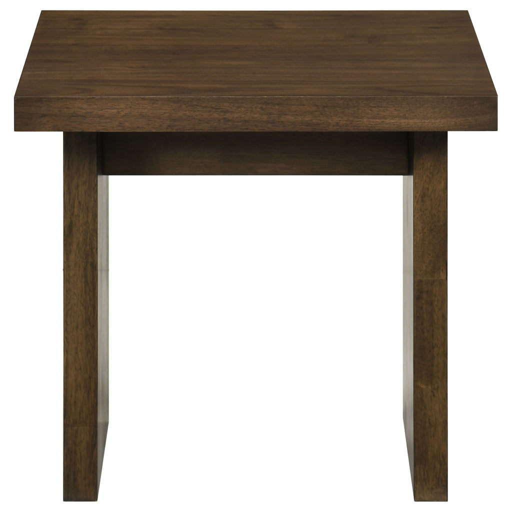 Decker 2-piece Coffee and End Table Set Walnut