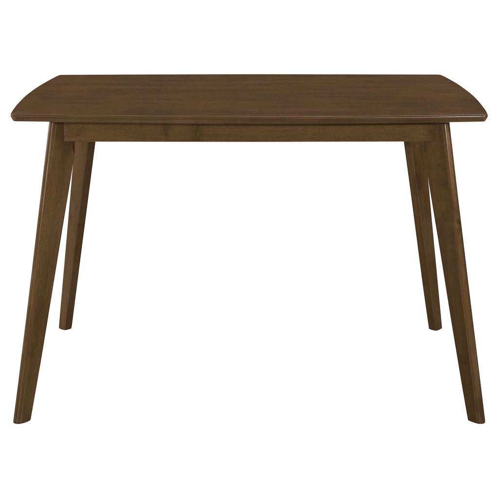 Kersey 5-piece Rectangular Dining Table Set Chestnut
