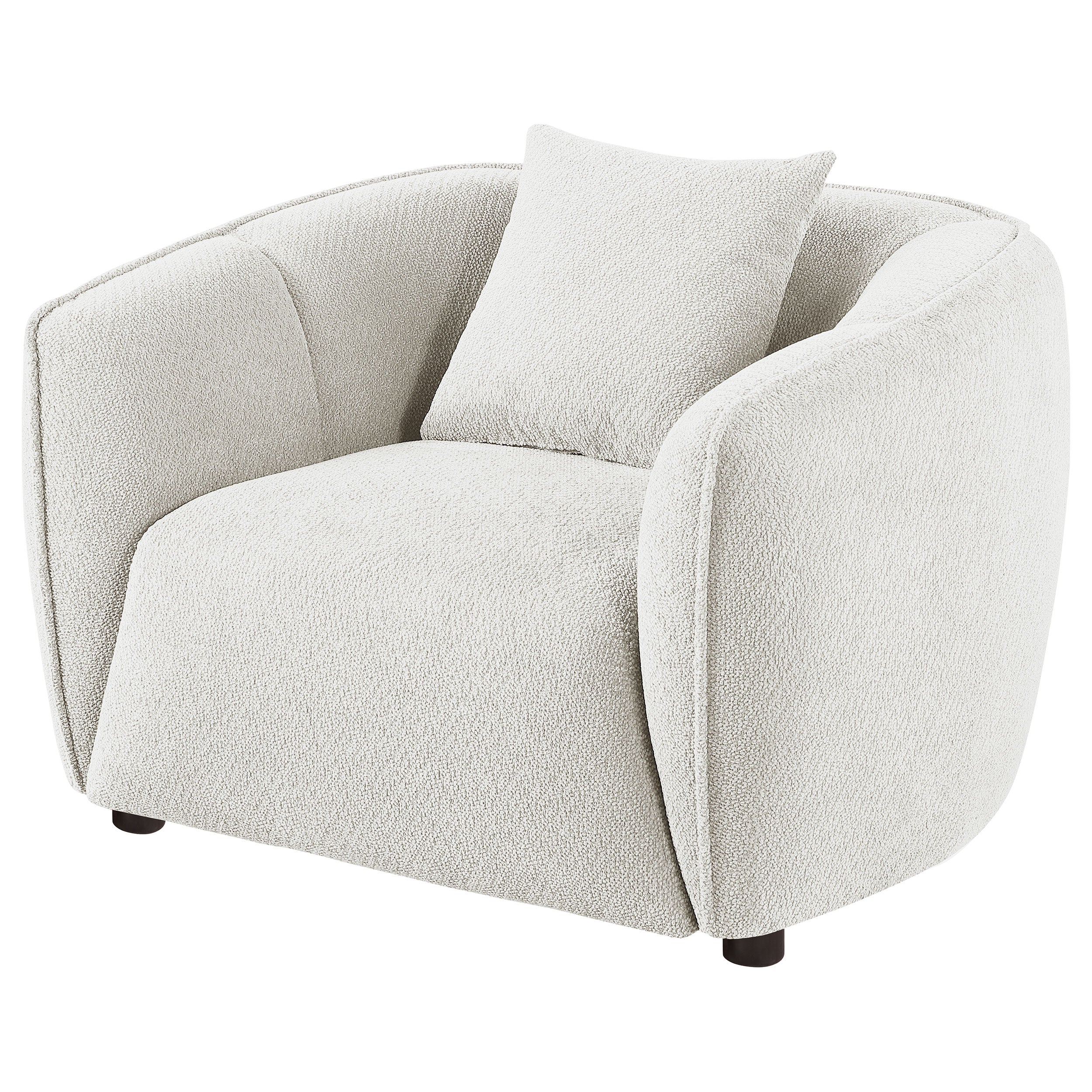 Aleisha Fabric Upholstered Accent Chair Sand