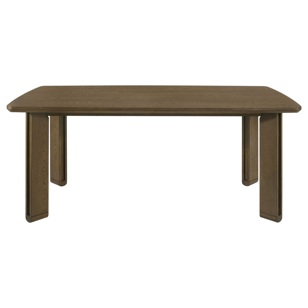Ottowa 7-piece Rectangular Wood Dining Room Table Set Brown