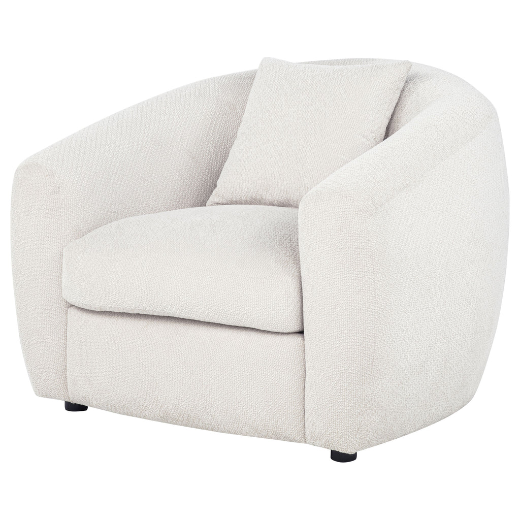 Isabella Fabric Upholstered Accent Chair Sand