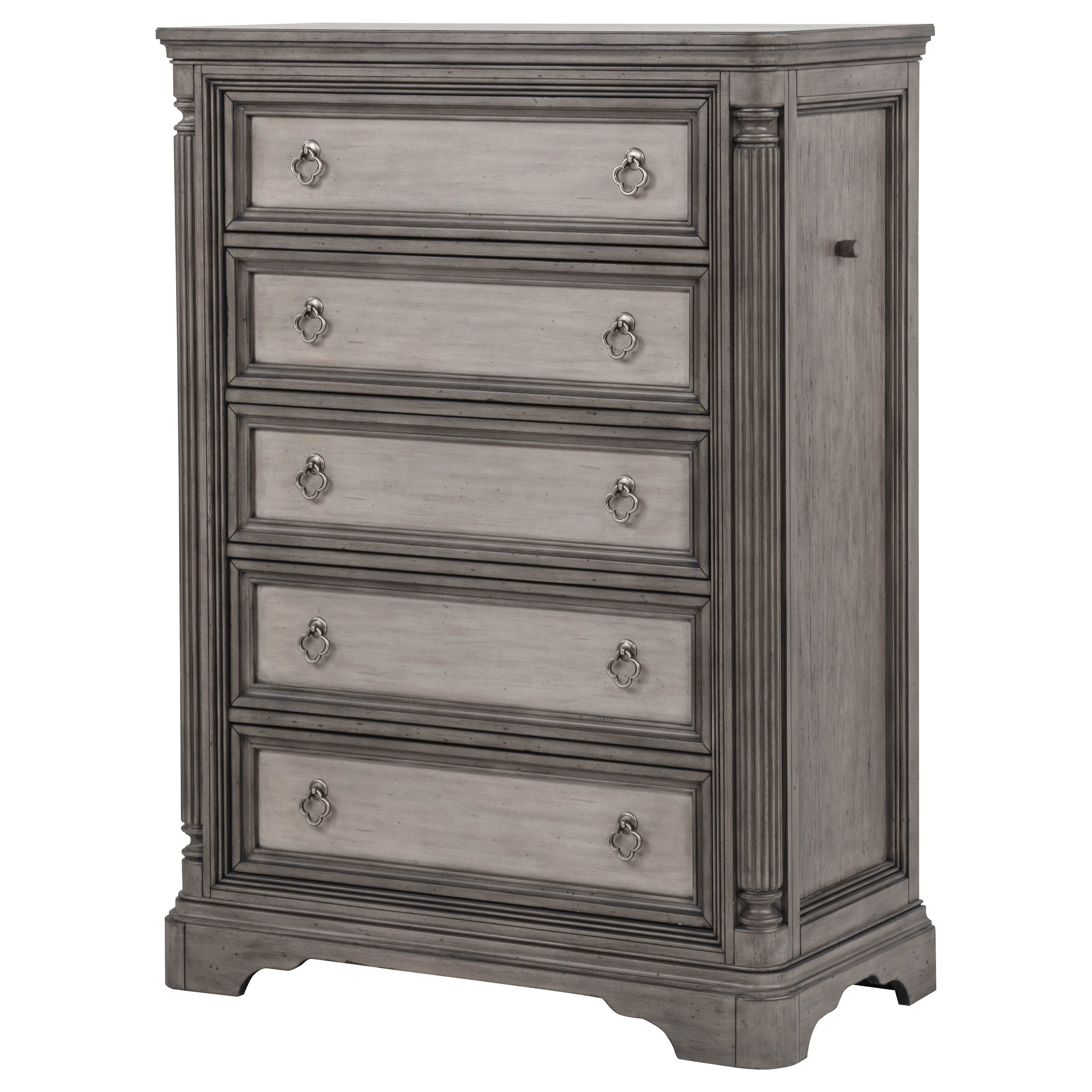 Cresswell 5-drawer Chest of Drawers Weathered Taupe