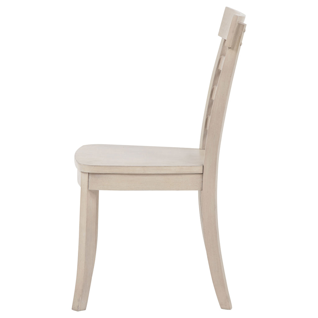 Orrison Ladder Back Dining Side Chair Linen (Set of 2)
