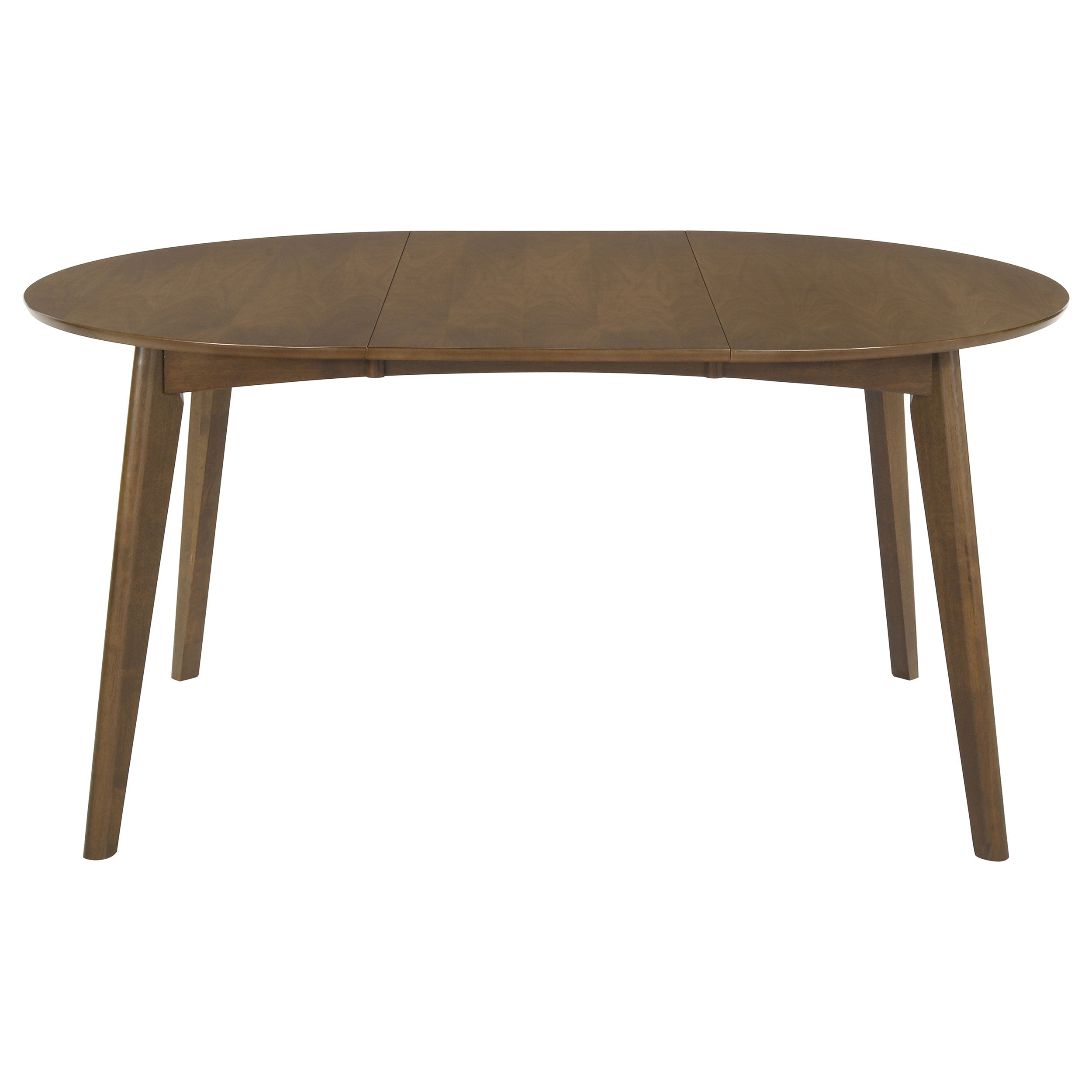 Jedda 5-piece Oval Dining Table Set Dark Walnut