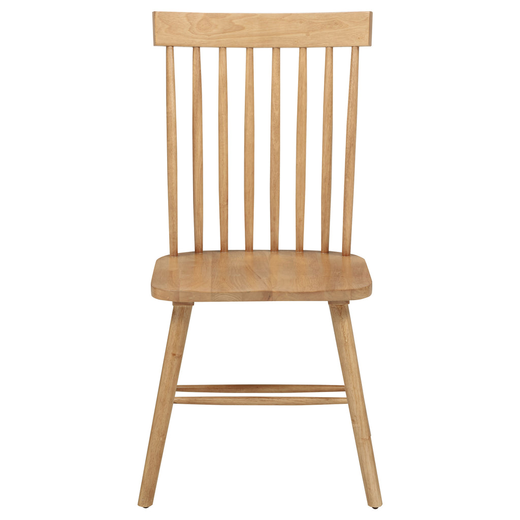 Andrews Windsor Spindle Back Dining Side Chair Light Ash (Set of 2)