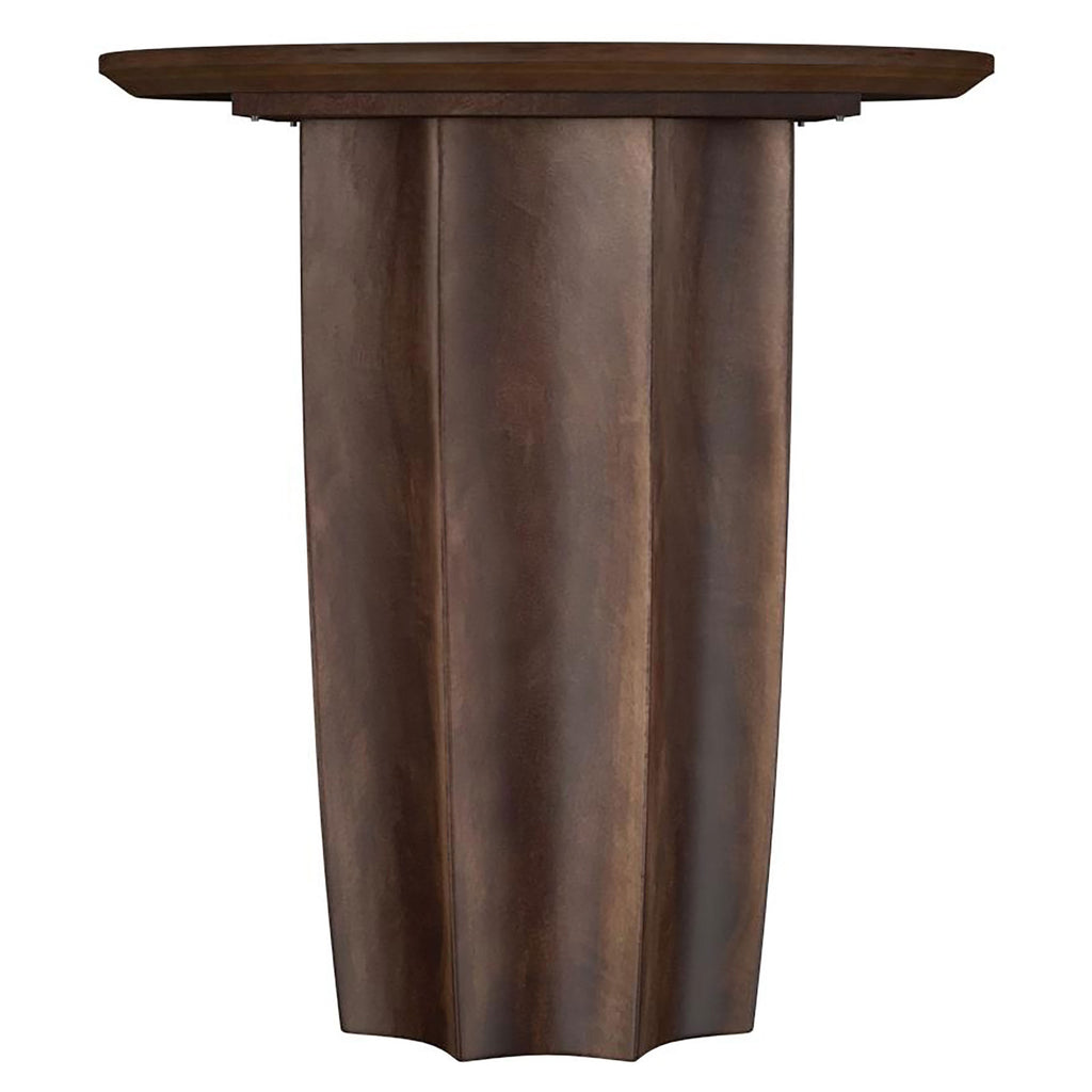 Cayenne 2-piece Solid Mango Wood Coffee Table Set Walnut