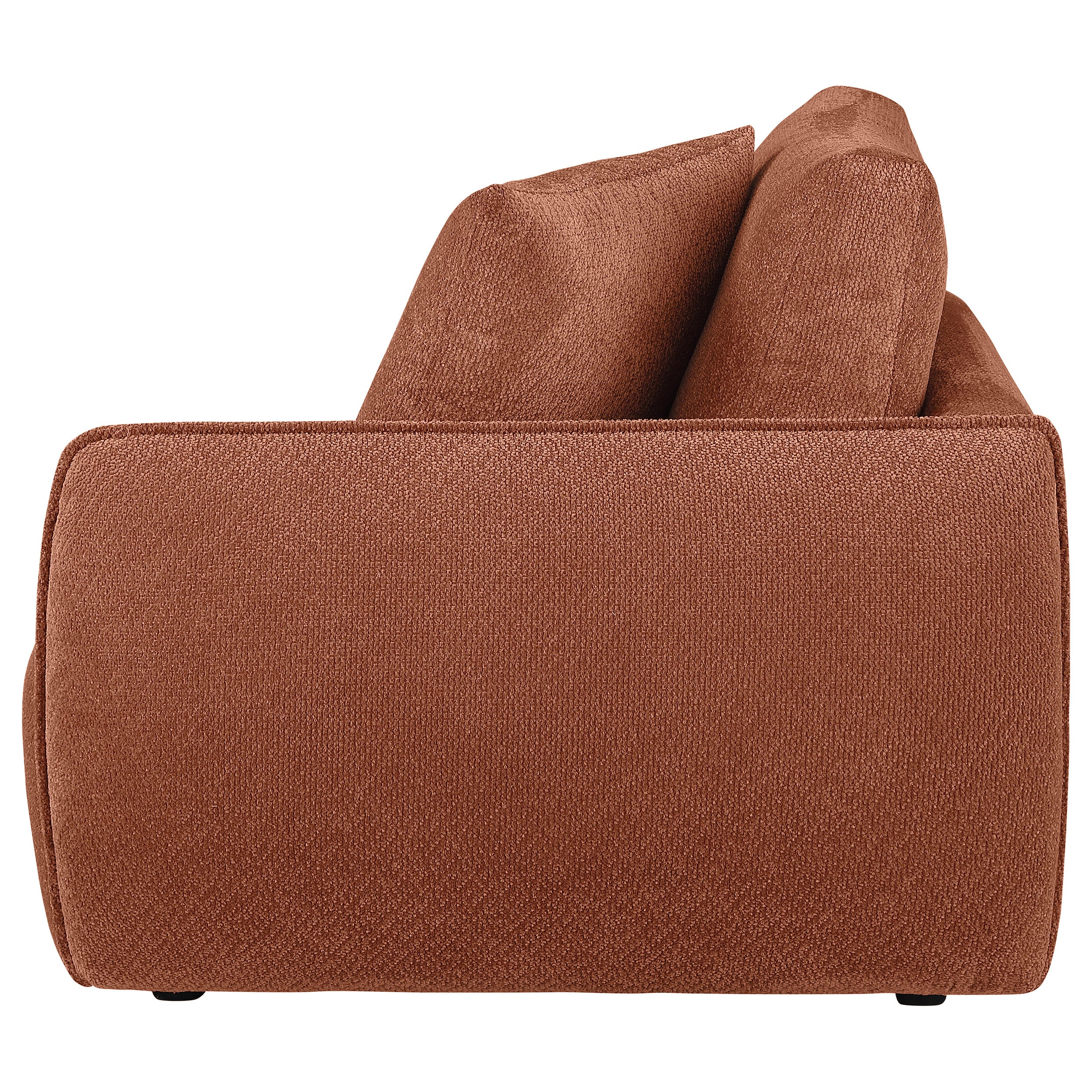 Elysia Fabric Upholstered Modular RAF Chair Coral