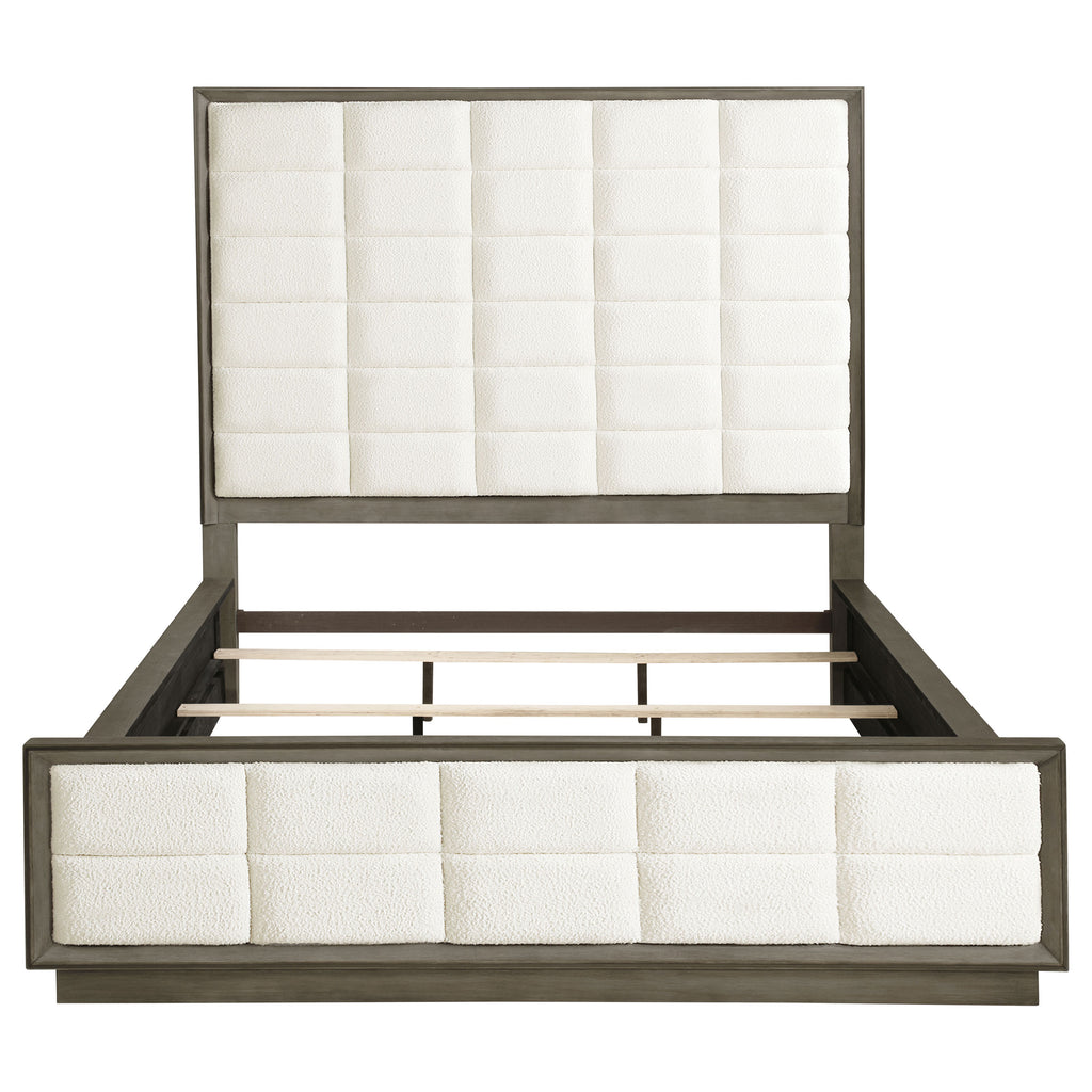 Durango 80-inch California King Panel Bed Taupe Oak