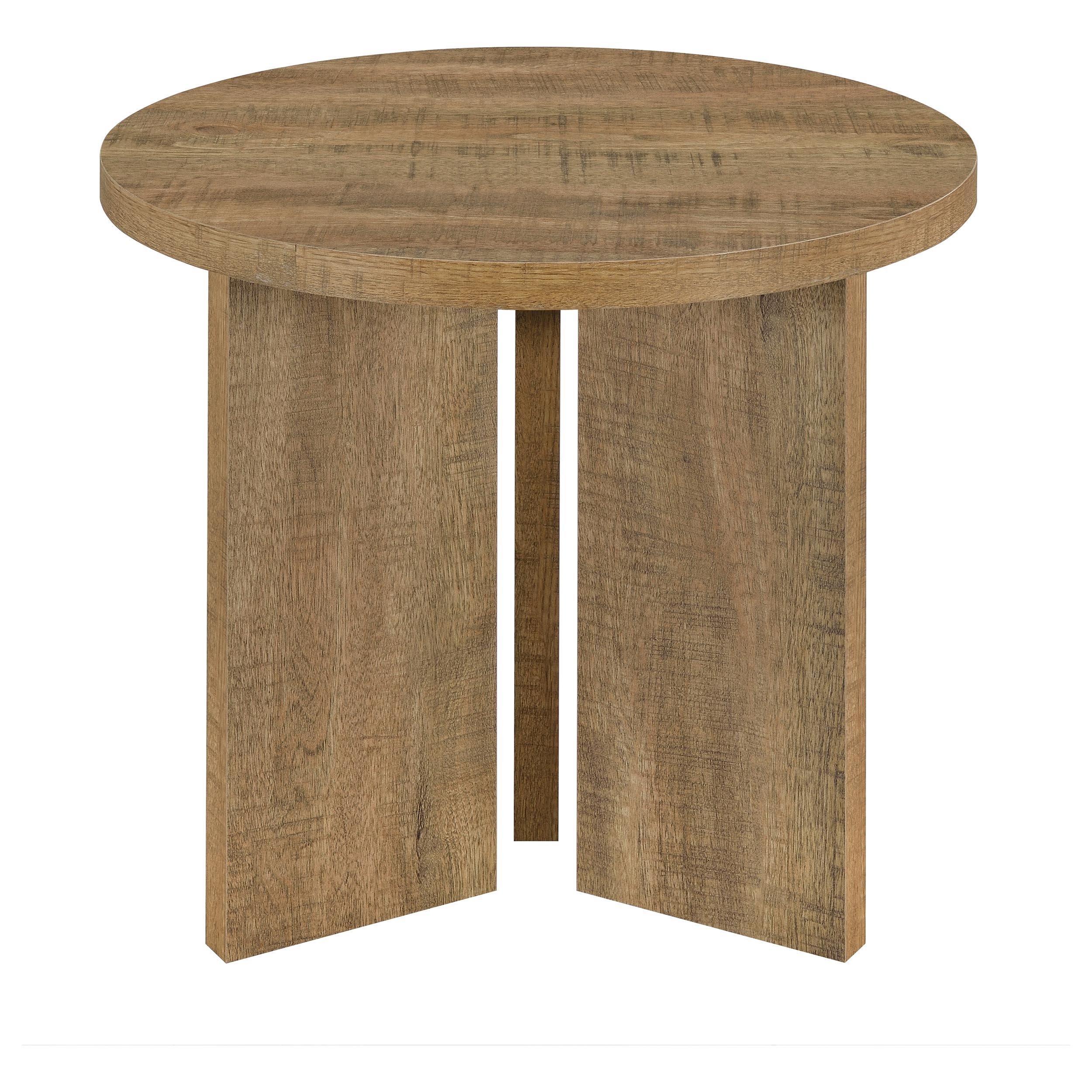 Aragon 3-Piece Round Coffee and End Table Set Mango