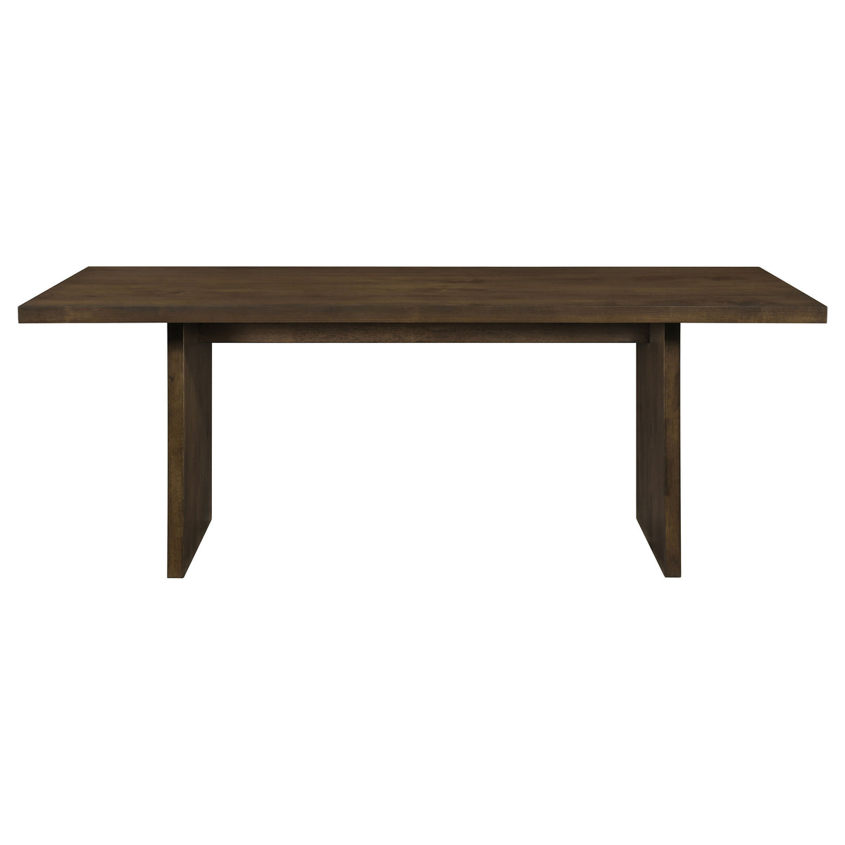 Decker 7-piece 82-inch Rectangular Dining Set Black and Walnut