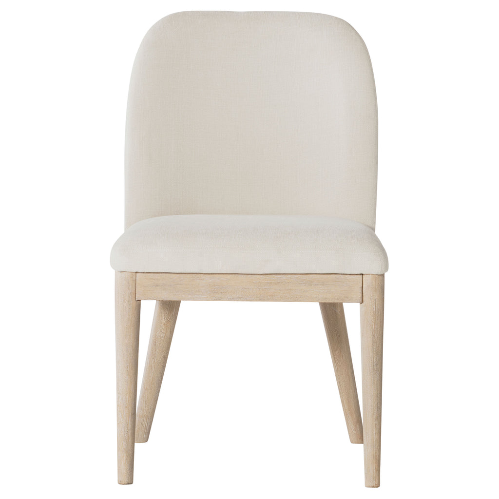 Solano Upholstered Dining Side Chair Beige (Set of 2)