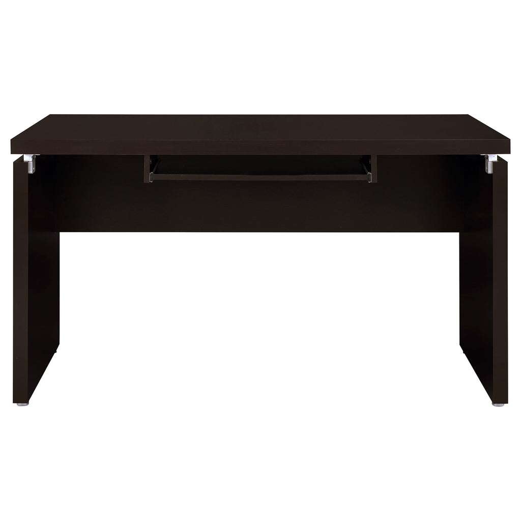 Skylar 55-inch Computer Desk with Keyboard Drawer Cappuccino